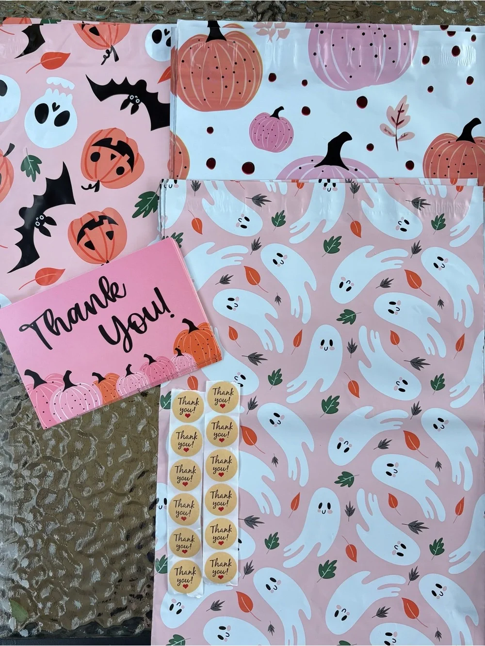 Halloween/Fall Poly Mailer Shipping Bags